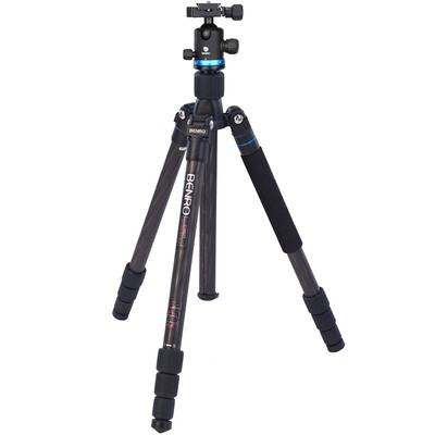 

Benro Tripod IF18C + SLR Штатив PTZ Canon Nikon Камера Супер-углеродное волокно Обратимый штатив