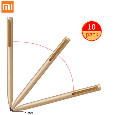 

Xiaomi mijia все металлическая ручка 10 штзнака Swiss premec заправки Японии чернил 180 градусов вращения комфортно чувствовать се