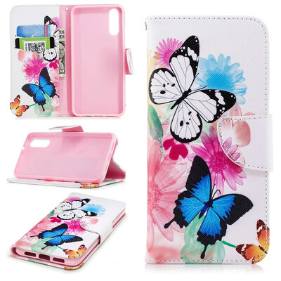 

BEFOSPEY Painting PU LeatherSoft TPU Card Slot Stand Wallet Case For Huawei P2058"