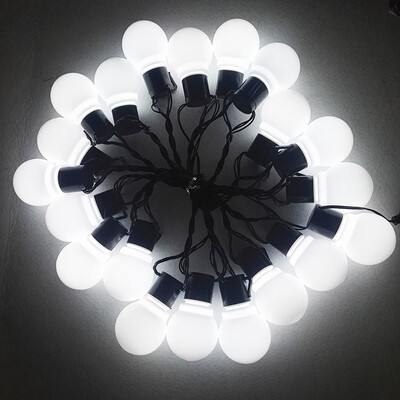 

JULELYS Outdoor LED Garland Festoon Light Ball Gerlyanda Christmas String Lights Decoration For Wedding Holiday Party Birthday