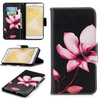 

BEFOSPEY Painting PU LeatherSoft TPU Card Slot Stand Wallet Case For Xiaomi Redmi Note 4 4X 55"2017