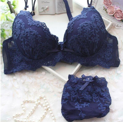 

лифчик костюм кружева вышивки сексуальное нижнее белье девочки лифчик трусы бюстгальтер