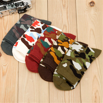 

Brand Quality Mens Happy Socks Striped Plaid Diamond Cherry Socks Мужчины, покрытые хлопком Calcetines Largos Hombre