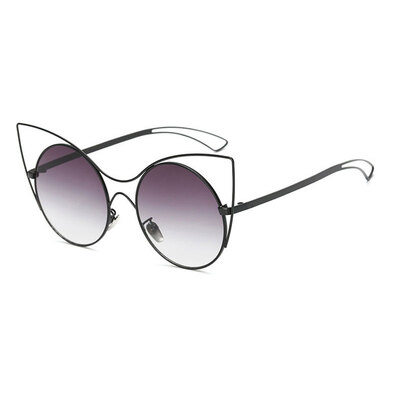 

Солнцезащитные очки Cat Eye Солнцезащитные очки для женщин круглые линзы HD зеркало металлические женские солнцезащитные очки для вечеринок