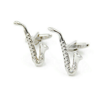 

Yoursfs® Copper with Gold Plated Saxophone Style Cufflink Mens Fashion Jewelry