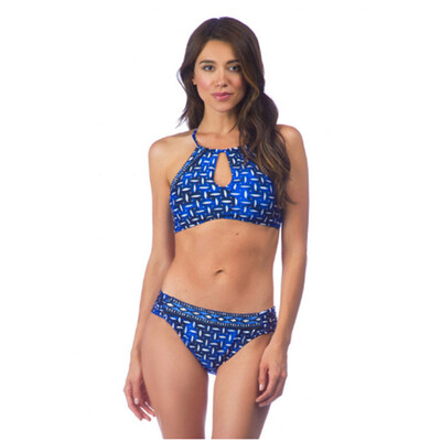 

Hot girl sexy blue swim wear set