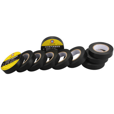 

Wick Wico WK-D18A electrical tape electrical insulation tape auto repair home improvement lead-free flame retardant PVC waterproof tape black 10 m 10 rolls