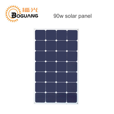 

BOGUANG 90w Водонепроницаемая солнечная панель 1шт 90w Алюминиевая задняя панель MC4 разъем для батареи 12v /RV /Яхта /машина