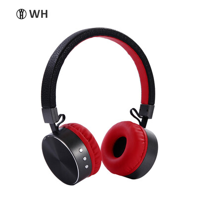 

WH BT009 Модная металлическая головная гарнитура Беспроводной спортивный наушник Стерео Bluetooth-наушники для xiaomi huawei samsung iphone