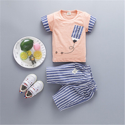 

Boy Clothing Sets Summer Boys Clothes Children Clothing T-shirtShorts Kids Clothes Toddler Boy Outfits Sport Suits