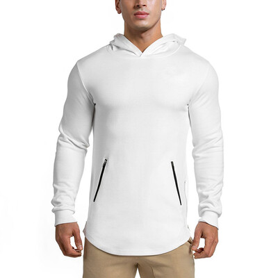

MECH-ENG Mens Sweatshirt Hoodie Active Hoodie Workout SweatshirtTraining Sports Pullover With Zipper Pockets in 5 Colors