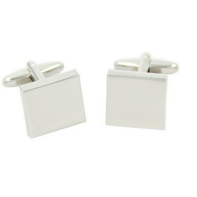 

Yoursfs® Copper with White Gold Plated Square Cufflink Mens Fashion Jewelry