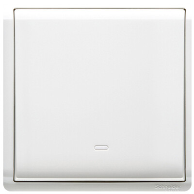 

Schneider switch sockets switch panel four open single control switch 10A with fluorescent indicator switch Feng Shang series white