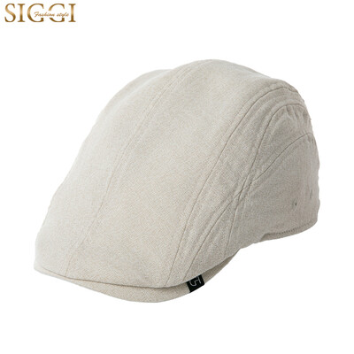 

Siggi CM99012 hat mens four seasons Korean version of the tide fashion forward solid color outdoor cap beige 58CM