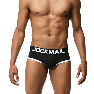 

JOCKMAIL Mens Underwear Cushion-Bottom Mens Briefs Invisible Pads Detachable
