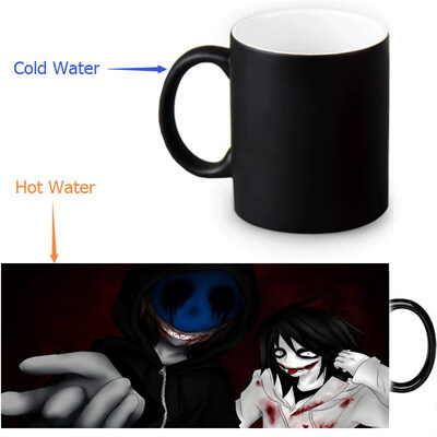 

Jeff The Killer Morphing Mug Color Change Tea Cup Волшебная молочная кружка для кофе
