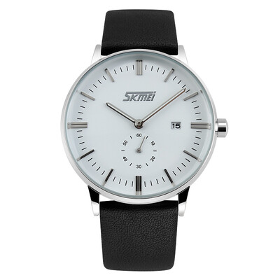 

Mens Quartz Watch Fashion Casual Business Style Leather Band Wriswatch