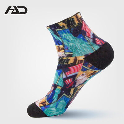 

polyester 3D digital print fashion dress socks