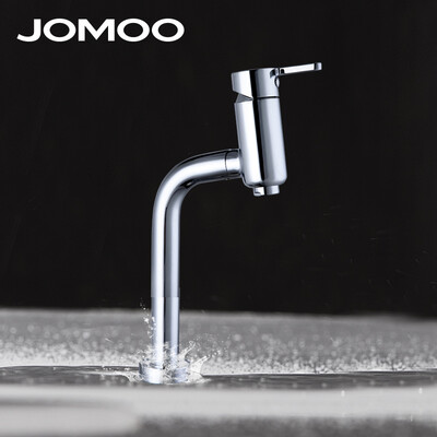 

JOMOO Basin Faucet Смеситель для раковины для ванной комнаты Смеситель для душа Смеситель для латуни Хромированный смеситель для раковины Один держатель для раковины Смеситель для раковины Brazil Desi