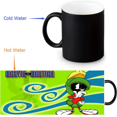 

Марвин Марсианская морфинг-чашка с чашкой чая