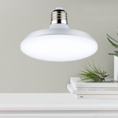 

NVC LVC led high power light bulb flying saucer lamp energy saving E27 screw bulb lamp home lighting single lamp super bright light source large wattage 20W 6500K white light