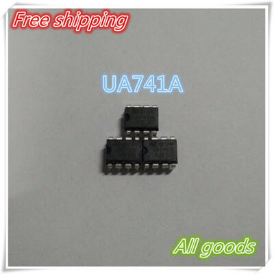 

50pcslot Free shipping NEW UA741CN DIP-8 UA741 LM741 ST Operational amplifier diy kit poc breadboard mp3 usb nmd watch dc-dc