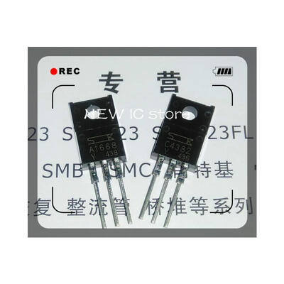 

original new 20PCS/lot 10pcs 2SA1668 A1668 + 10pcs 2SC4382 C4382