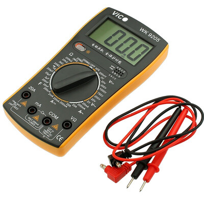 

Wiki vico WK9205 digital multimeter handheld multi-purpose meter ammeter voltmeter instrumentation