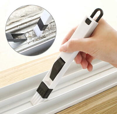 

Windows recess groove cleaning brush crevice brush with dustpan cleaning tool wash screens keyboard kitchen accessories