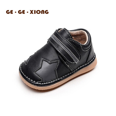 

Baby Toddler soft bottom shoes leather baby shoes slip&Bao Baoxie