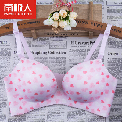 

Aria no steel ring bra thin section breathable girl gathered sexy adjustment type on the side of the underwear small bra ALY20012-12 pink heart 70A32A