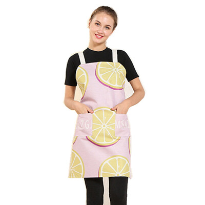 

Женщины Bib Кухня, Хлопковое белье Фартук с карманом, Прочный удобный симпатичный фартук для кулинарии, выпечки