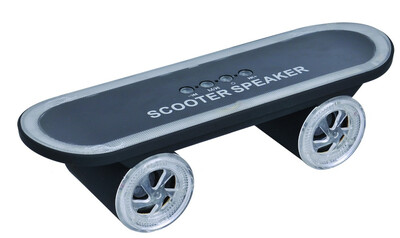 

New Idea With Lights Outdoor Scooter Wireless Bluetooth Audio Card Speakers BT03LED Subwoofer