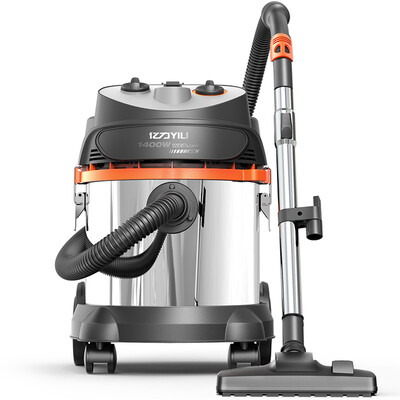 

Yili YILI vacuum cleaner household car vacuuming small commercial vacuum cleaner dry&wet blowing three-use stepless speed YLW95E 20L automotive supplies