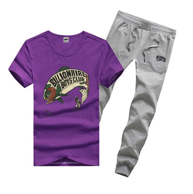 

2018 The hottest Crooks&Castles set leather Tees mens short sleeve printed hip hop t shirt pants