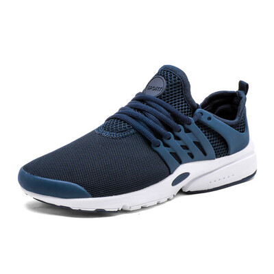 

2018 New Trend Mens Running Shoes Black Sneakers for Men Rubber Outsole Sport Shoes Man Breathable Gym Exercise Shoe 39-45