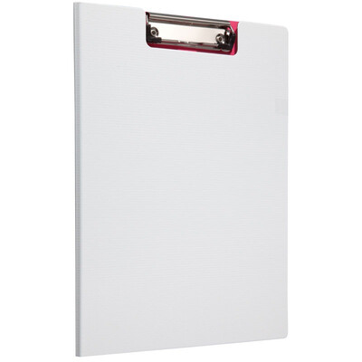 

Comix) A5305 Central Grid series folder / folder A4 double folding board clip red