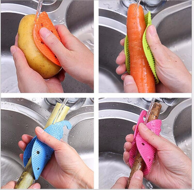 

Multi-functional Fruit Vegetable Brush Kitchen Tools Easy Cleaning Brush For Potato Kitchen Home Gadgets cooking tool