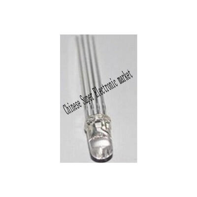 

50PCS 5mm RGB Ultra Bright led Common Anode 31-33V red green blue three color four feet seven lights