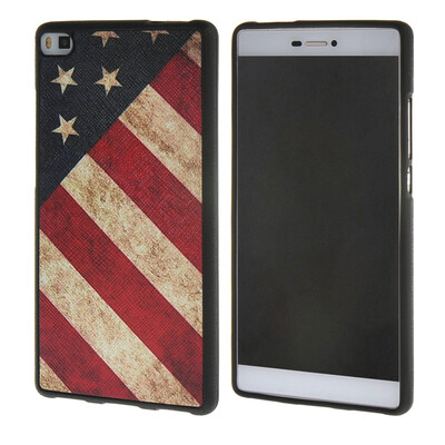 

MOONCASE чехол для Huawei Ascend P8 Pattern series Flexible Soft Gel TPU Silicone Skin Slim Durable Cover