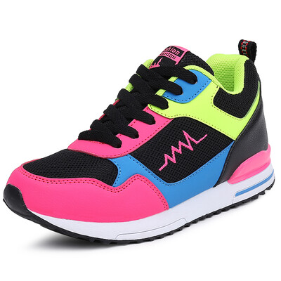

Womens wave shoes sports shoes 2018 new leisure increased wild students Korean version of the thin autumn&winter womens shoe