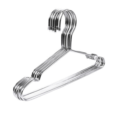 

Pinmai stainless steel windproof hanger non-slip groove drying rack 5 sticks solid fixed buckle drying rack home outdoor clothes hanging clothes support