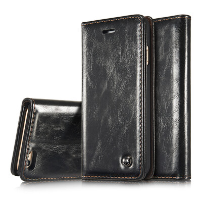 

Iphone 78X Luxury Leather Vintage Multi-function Wallet Card Clip Protection Cover Stand Phone case
