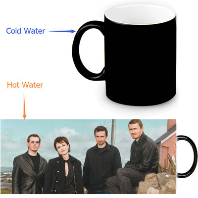 

The Cranberries 350ml12oz Heat Reveal Mug Color Change Coffee Cup Sensitive Morphing Mugs Magic Mug Milk Tea Cups