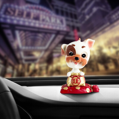 

Light shade guangyin car car decoration car accessories jewelry cartoon handmade simulation shaking head puppy crafts auspicious