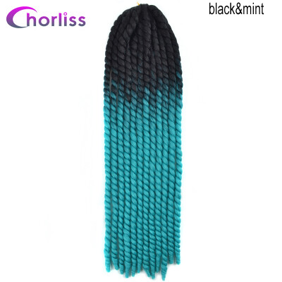 

Chorliss 12" Ombre Purple Havana Twist Braiding Hair Synthetic Crochet Braids Hair Extensions 16strandspack