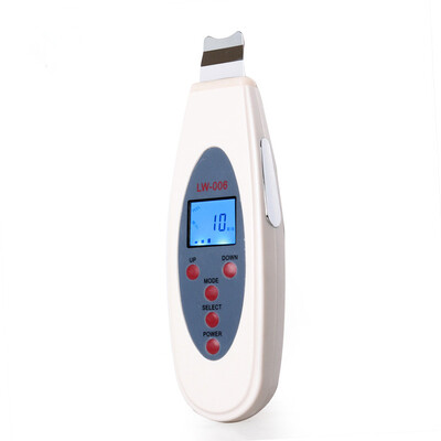 

Ultrasonic Scrubber Skin Cleaner Anion Face Cleaning Acne Removal Spa Facial Pore Peeling Skin Scrubber Beauty Massage