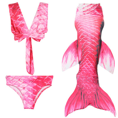 

3pcsSet Girls Mermaid Tails Swimming Costume2017 Children Mermaid Tail Costume For Kids Swimming Mermaid Tails
