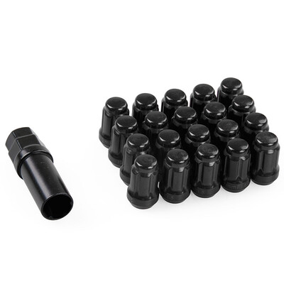 

Racing 20pcs Chrome six Spline Tuner Lug Nuts with one key Fit for H auto Acura