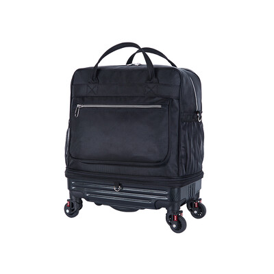 

WUSETU Multifunctional Lightweight Travel Case Universal Wheel Travel Bag Can Double Shoulder Bag Large Capacity Bag
